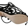 Dolce & Gabbana Women's Elegant Black Suede Stiletto Ankle Strap Sandals