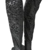 Dolce & Gabbana Women's Elegant Leopard Booties Above Knee Shoes