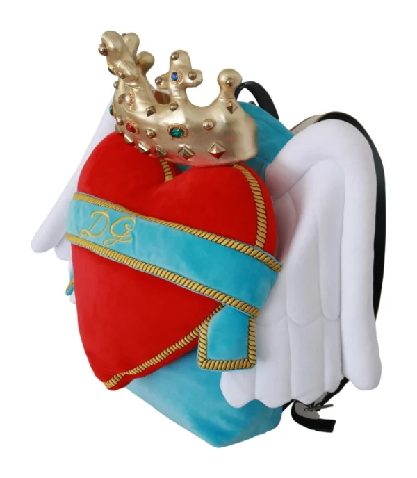 Dolce & Gabbana Women's Jeweled Heart Wings Backpack