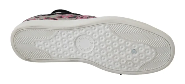 Dolce & Gabbana Women's Multicolor Crocodile Leather Sneakers
