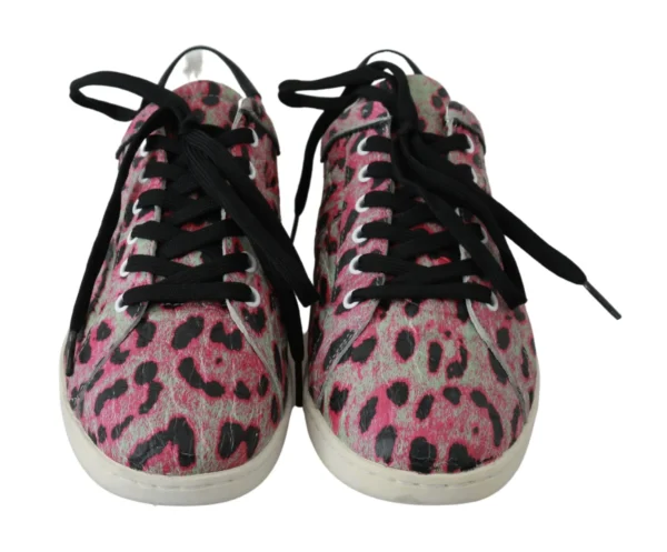 Dolce & Gabbana Women's Multicolor Crocodile Leather Sneakers