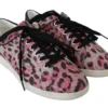Dolce & Gabbana Women's Multicolor Crocodile Leather Sneakers