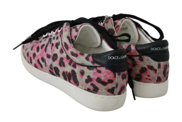 Dolce & Gabbana Women's Multicolor Crocodile Leather Sneakers