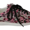 Dolce & Gabbana Women's Multicolor Crocodile Leather Sneakers