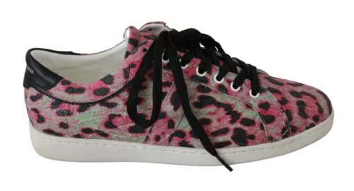 Dolce & Gabbana Women's Multicolor Crocodile Leather Sneakers