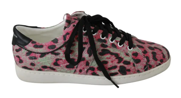 Dolce & Gabbana Women's Multicolor Crocodile Leather Sneakers