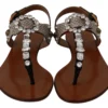 Dolce & Gabbana Women's Elegant Strappy Sandals with Exotic Charm