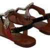 Dolce & Gabbana Women's Elegant Strappy Sandals with Exotic Charm