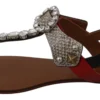 Dolce & Gabbana Women's Elegant Strappy Sandals with Exotic Charm
