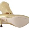 Dolce & Gabbana Women's Elegant Gold Crystal Booties