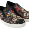 Dolce & Gabbana Women's Elegant Leopard Print Loafers for Sophisticated Style