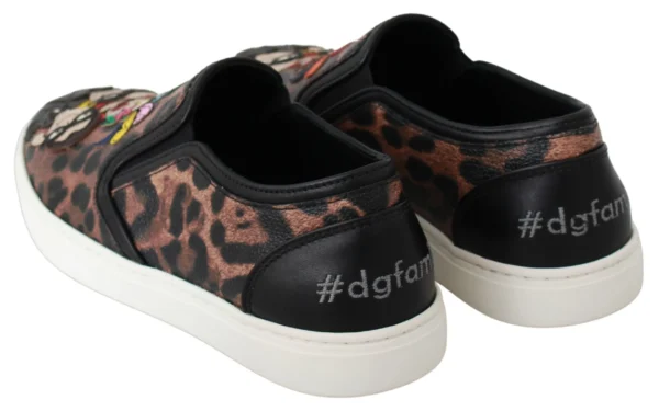 Dolce & Gabbana Women's Elegant Leopard Print Loafers for Sophisticated Style