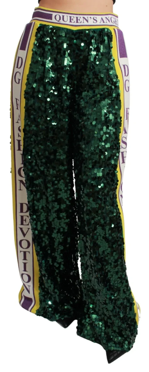 Dolce & Gabbana Women's Exclusive Multicolor Sequined Pants