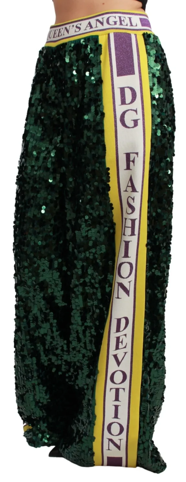 Dolce & Gabbana Women's Exclusive Multicolor Sequined Pants