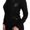 Dolce & Gabbana Women's Elegant Cashmere Silk Blend Lace Cardigan