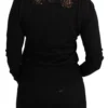 Dolce & Gabbana Women's Elegant Cashmere Silk Blend Lace Cardigan