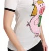 Dolce & Gabbana Women's Elegant White Cotton Crewneck Tee with Motive