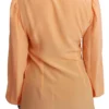 Dolce & Gabbana Women's Silk Blend Yellow Blouse with Sequined Collar