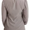 Dolce & Gabbana Women's Elegant Silk Blend Sequin Collar Shirt