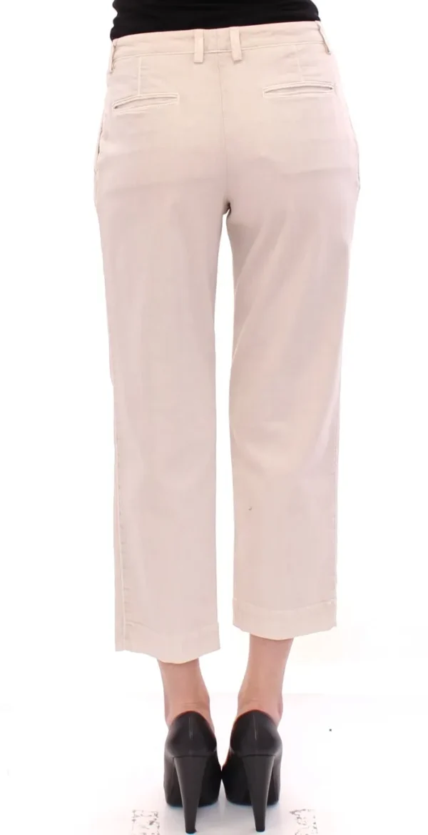 Dolce & Gabbana Women's Chic Beige Cotton Blend Shorts