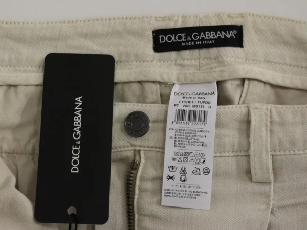Dolce & Gabbana Women's Chic Beige Cotton Blend Shorts