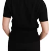Dolce & Gabbana Women's Elegant Cashmere Sweater with Gold Lace Embroidery