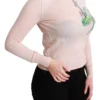 Dolce & Gabbana Women's Silk Blend Floral Embroidered Sweater