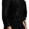 Dolce & Gabbana Women's Exquisite Floral Jacquard Corset Blazer