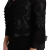 Dolce & Gabbana Women's Exquisite Floral Jacquard Corset Blazer