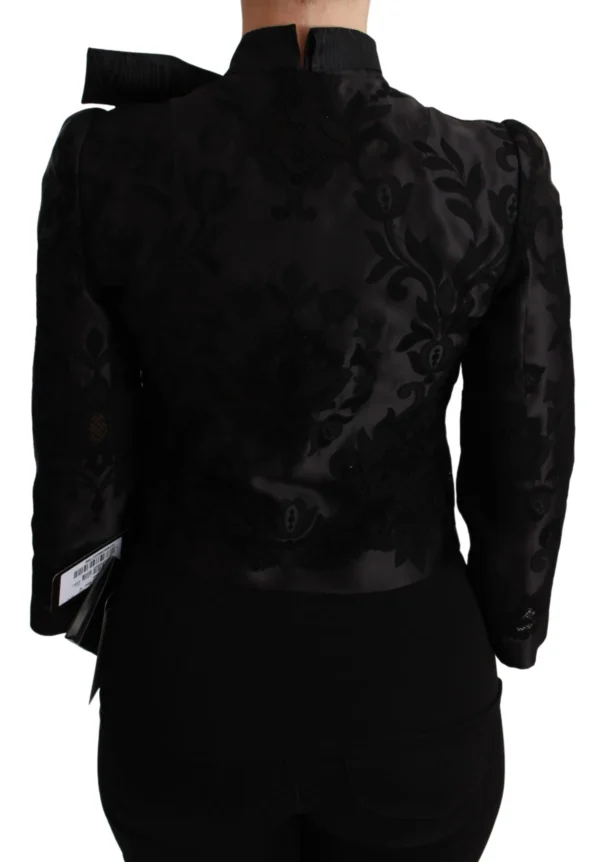 Dolce & Gabbana Women's Exquisite Floral Jacquard Corset Blazer