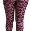 Dolce & Gabbana Women's Chic Cropped High Waist Silk Blend Pants