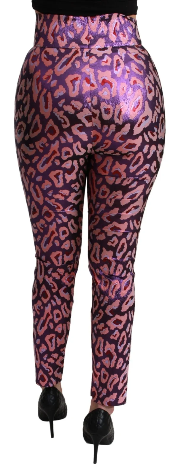 Dolce & Gabbana Women's Chic Cropped High Waist Silk Blend Pants
