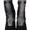 Dolce & Gabbana Women's Embroidered Floral Stiletto Socks Booties