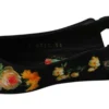 Dolce & Gabbana Women's Elegant Crystal-Embellished Floral Flats