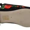 Dolce & Gabbana Women's Elegant Crystal-Embellished Floral Flats