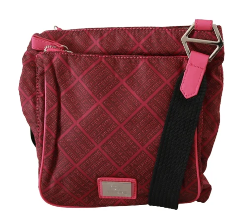 GF Ferre Women's Chic Pink Fabric Crossbody Elegance