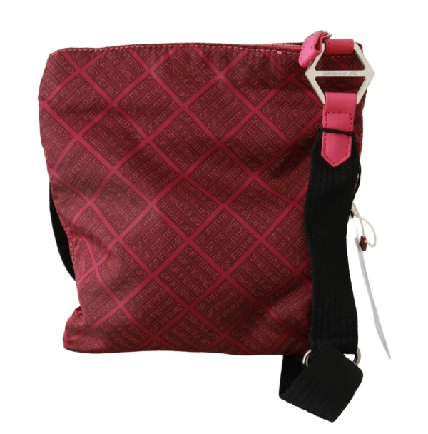 GF Ferre Women's Chic Pink Fabric Crossbody Elegance