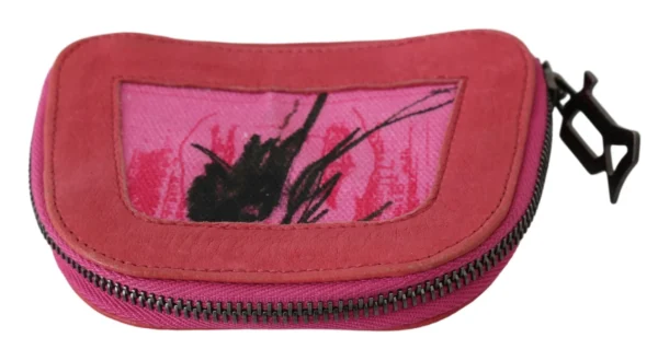 PINKO Women's Elegant Pink Fabric Coin Wallet