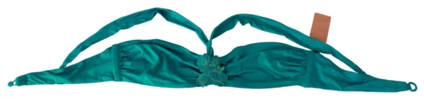 PINK MEMORIES Women's Elegant Seafoam Bikini Top for Sun-Soaked Retreats
