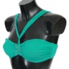 PINK MEMORIES Women's Elegant Seafoam Bikini Top for Sun-Soaked Retreats