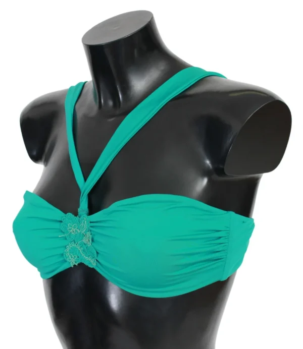 PINK MEMORIES Women's Elegant Seafoam Bikini Top for Sun-Soaked Retreats