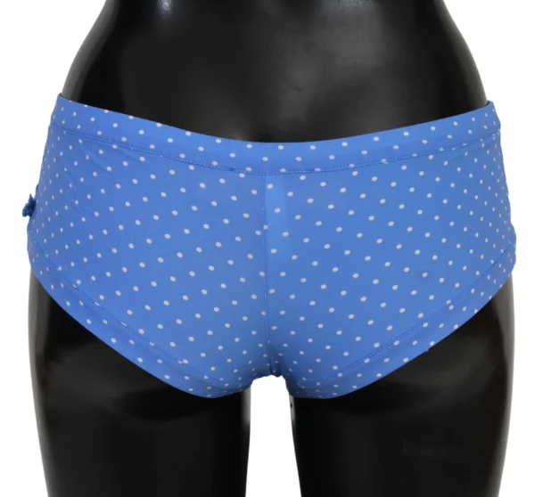 Ermanno Scervino Women's Chic Blue Dotted Designer Bikini Set
