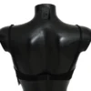 John Galliano Women's Elegant Black Cotton Bralette