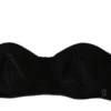 John Galliano Women's Elegant Black Cotton Bralette