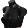 John Galliano Women's Elegant Black Cotton Bralette