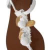 Dolce & Gabbana Women's Pom Pom Flip Flop Ankle Strap Flats