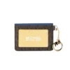 Michael Kors Women's Kala Small Signature Leather Flap Key Ring Card Case (Dark Chambray)