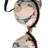 Roberto Cavalli Women's Elegant Push-Up Bra in Blue Print