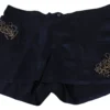 Ermanno Scervino Women's Chic Blue Lingerie Shorts - Pure Cotton Comfort
