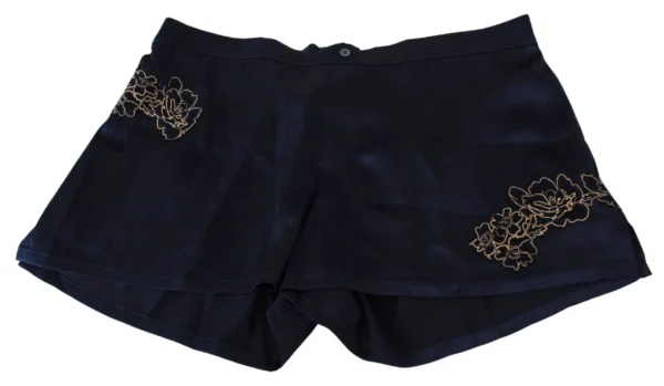 Ermanno Scervino Women's Chic Blue Lingerie Shorts - Pure Cotton Comfort